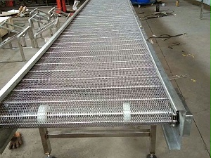 卤藕消毒灭菌流水线网帯输送机 制作