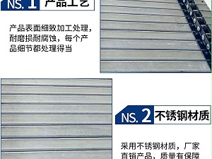镀锌链板输送机食品加工流水线