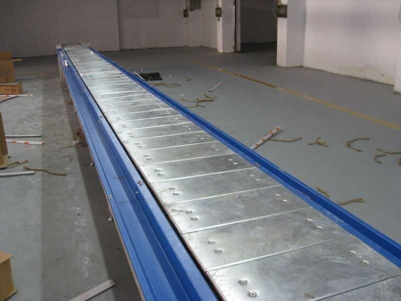 厂家定制重型链板生产线汽车工厂组装传送线不锈钢链板输送机